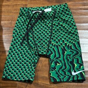 Nike Boys Green Swim Shorts